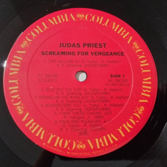 Judas Priest – Screaming For Vengeance VG Original Columbia FC-38160 Record 1982 - Picture 4 of 4